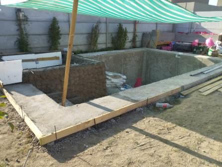 construcción de piscinas de hormigón

